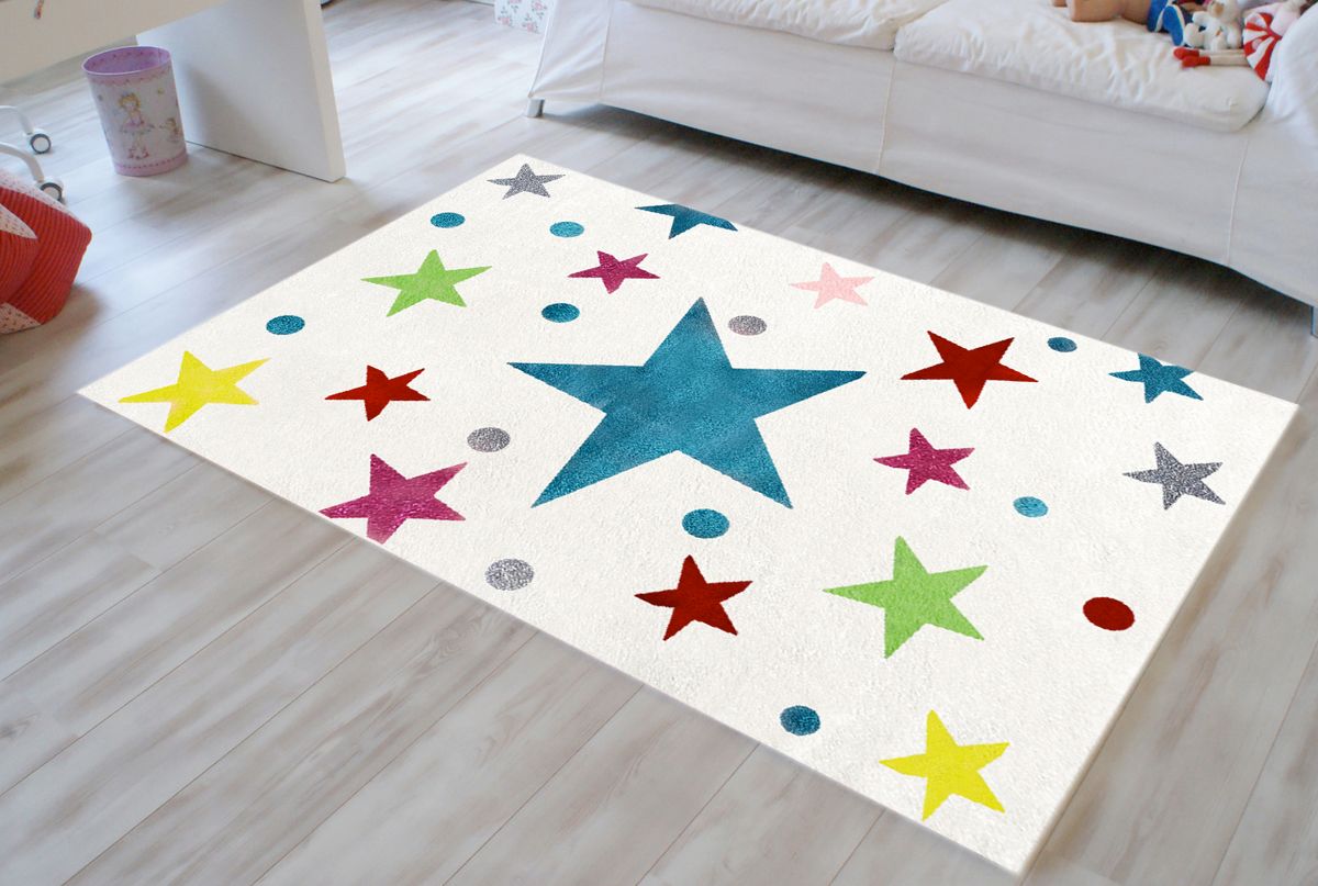 Koberec LIVONE Stars 16427-0 160x230 cm bílá - obrázek 5