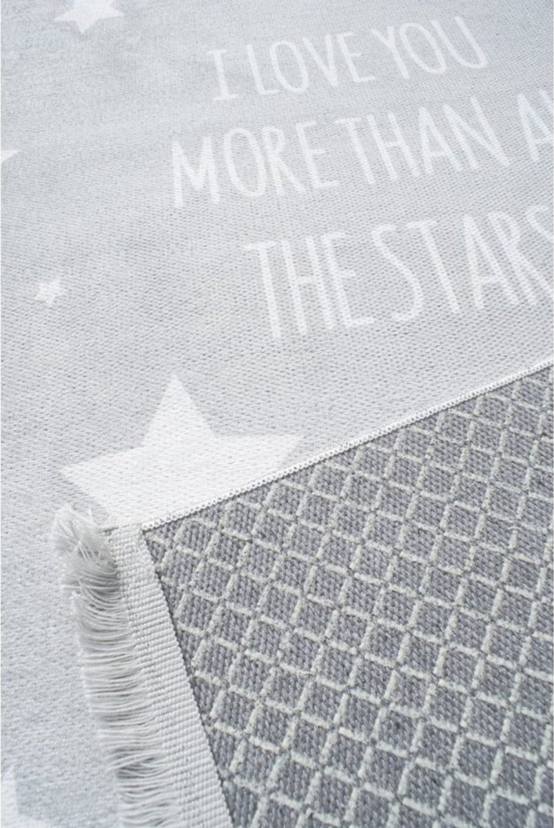 Koberec LIVONE Love you stars 18808-0 140x190 cm šedá - obrázek 2