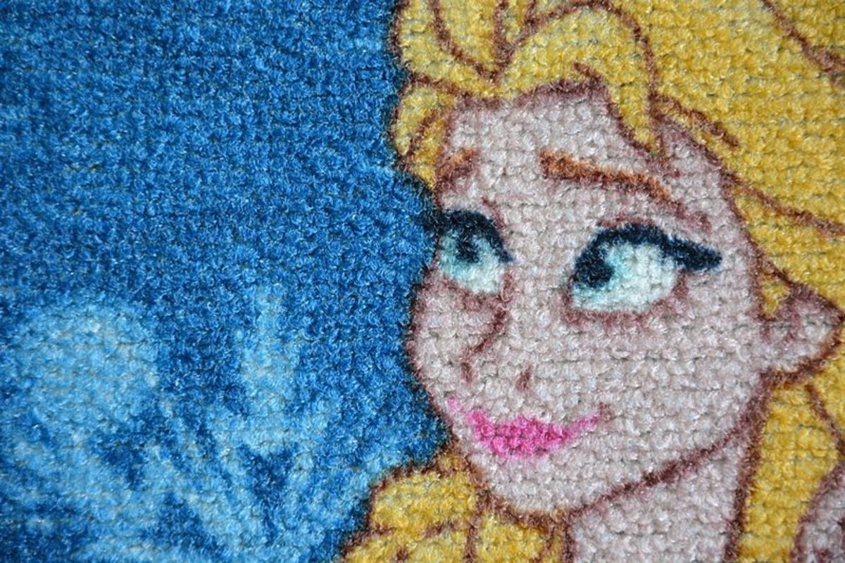 Koberec Ourbaby Frozen 22956-0 150x200 cm modrá - obrázek 3