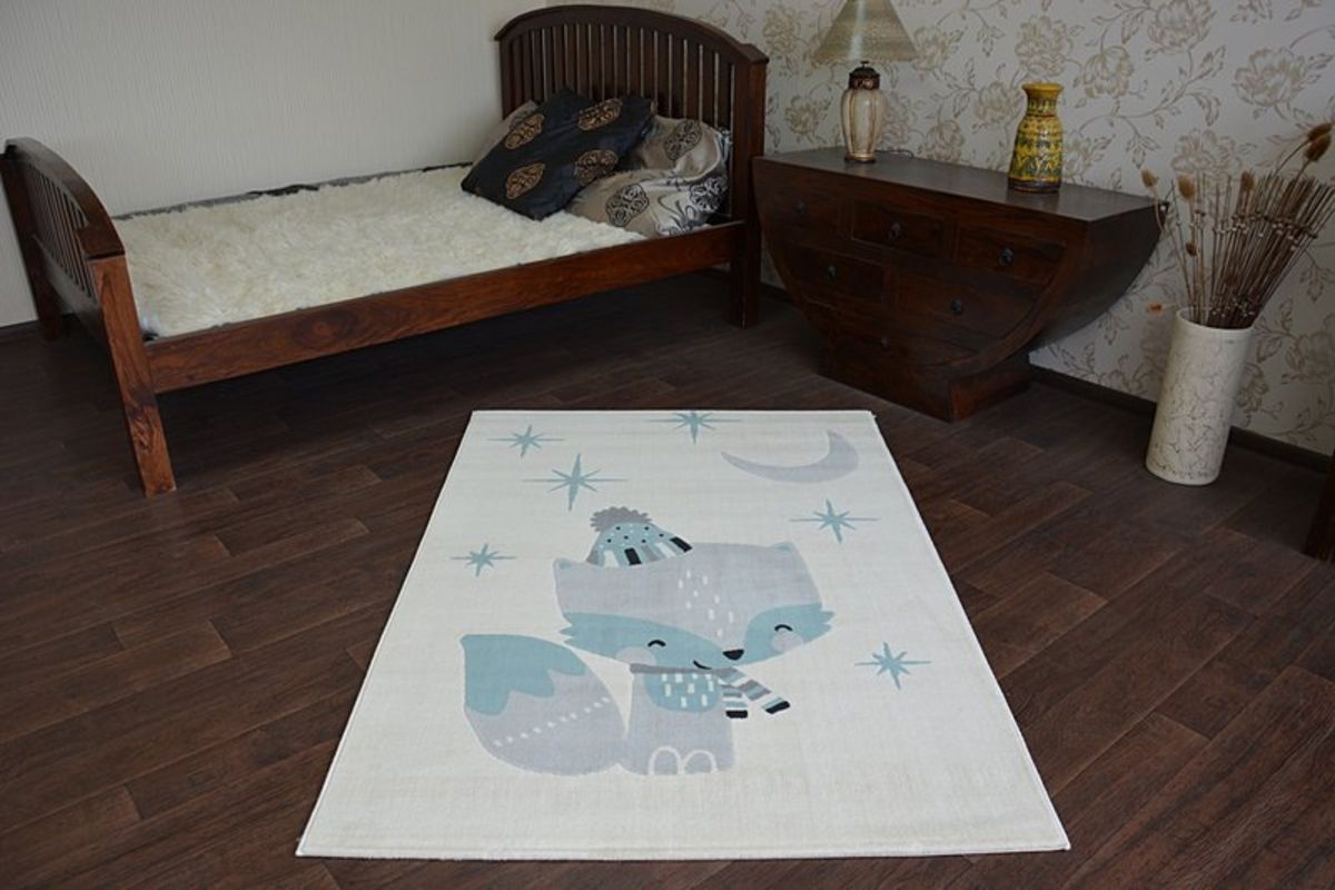 Koberec Ourbaby Fox 22578-0 obdélník 120x170 cm bílá hnědá - obrázek 3