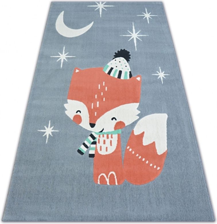 Koberec Ourbaby Fox 22577-0 obdélník 120x170 cm bílá oranžová - obrázek 2