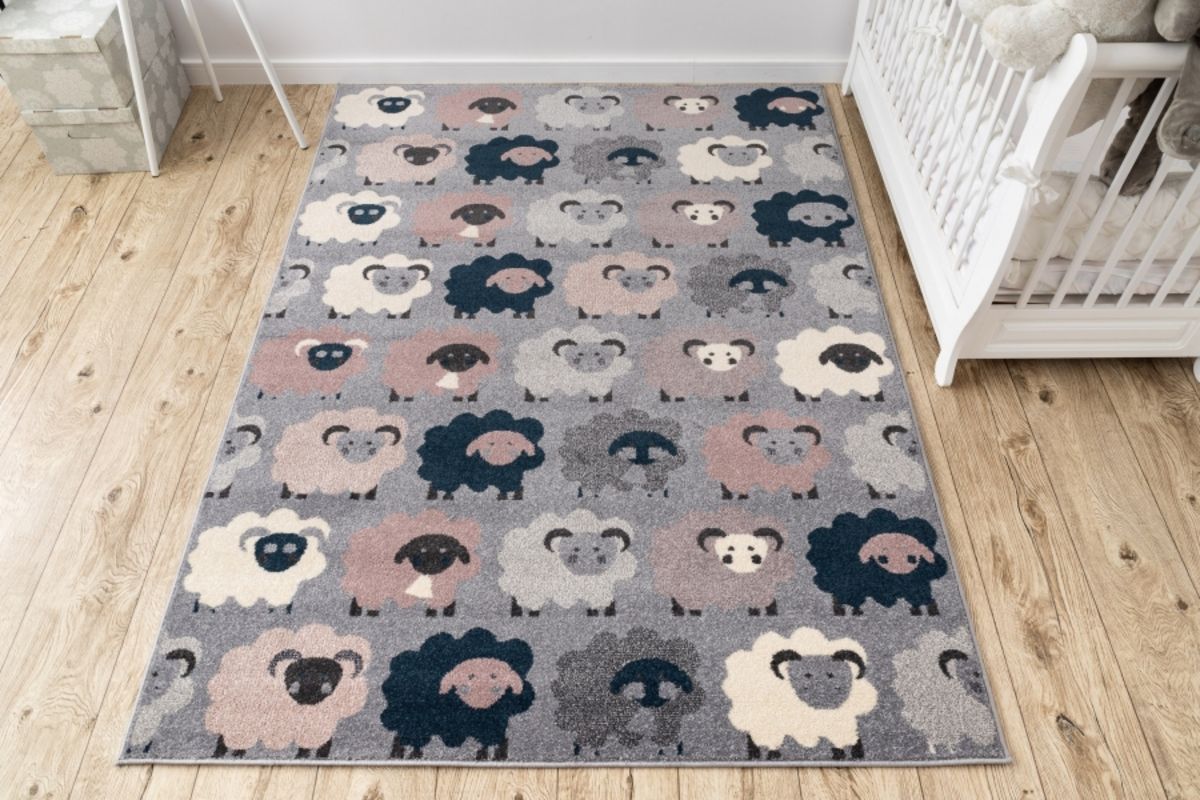 Koberec Ourbaby Sheeps 30408-0 120x170 cm šedá - obrázek 2
