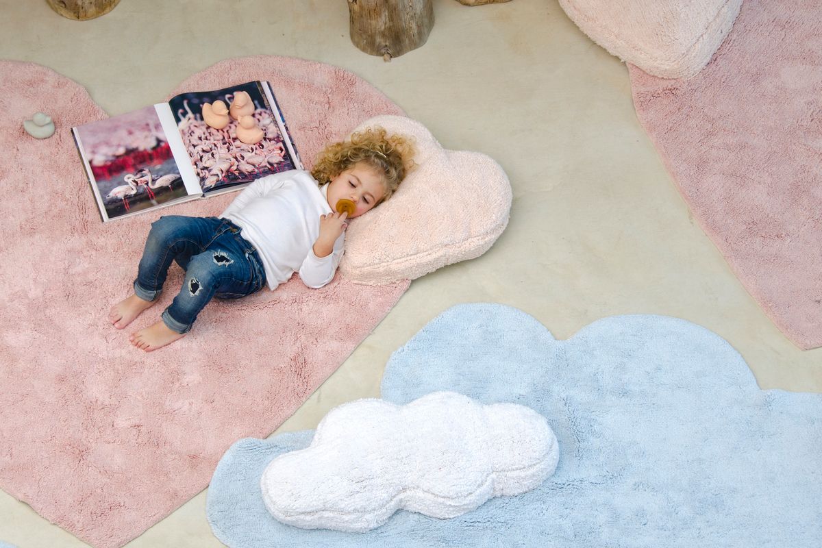 Koberec Ourbaby Puffy Love Nude 30260-0 jiný 160x180 cm růžová - obrázek 3