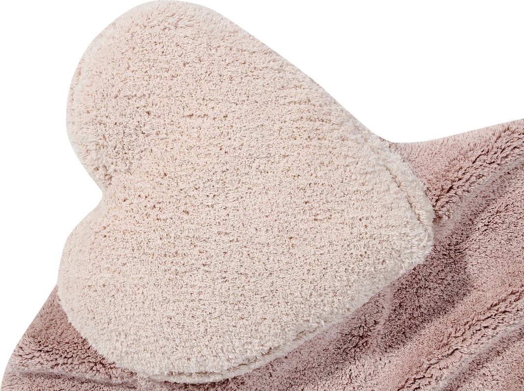 Koberec Ourbaby Puffy Love Nude 30260-0 jiný 160x180 cm růžová - obrázek 4