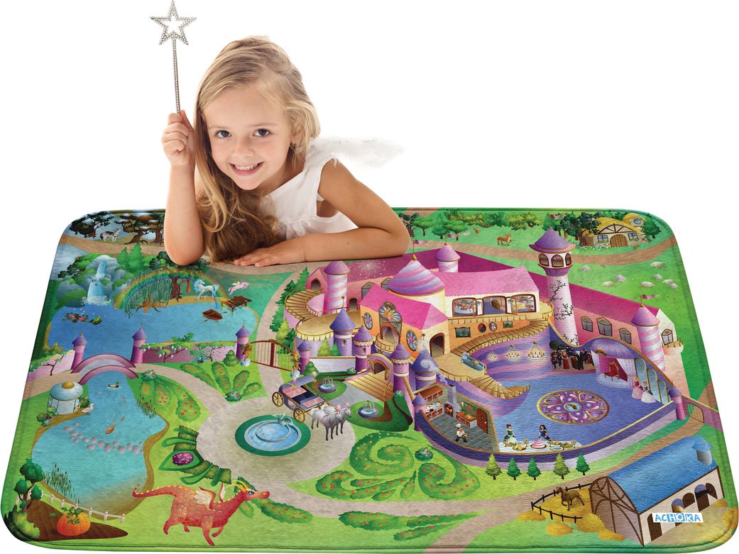 Koberec Ourbaby Soft castle 30026-0 obdélník 100x150 cm jiné barevné provedení - obrázek 1