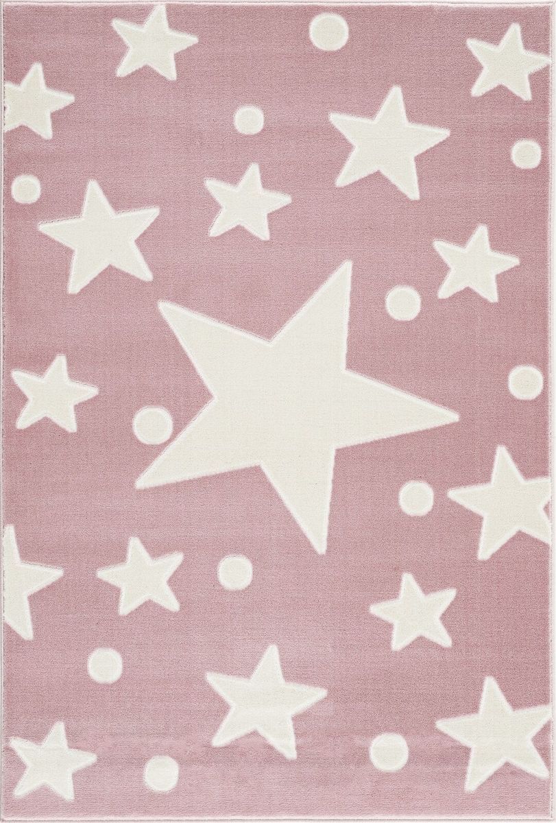 Koberec LIVONE Stars 30536-0 100x160 cm růžová - obrázek 2