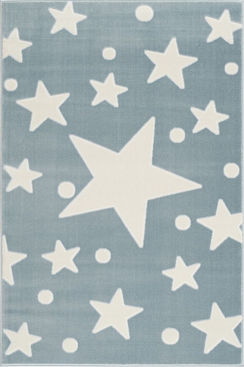 Koberec LIVONE Stars 30535-0 100x160 cm modrá - obrázek 2
