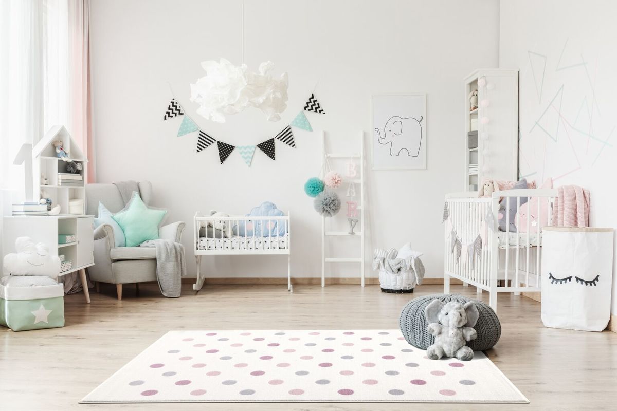 Koberec LIVONE Confetti 30531-0 160x230 cm růžová - obrázek 1
