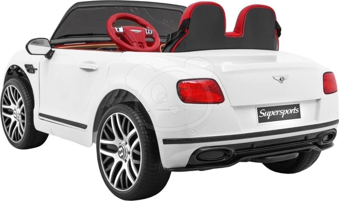 Elektrické autíčko Bentley Continental - bílé - obrázek 2