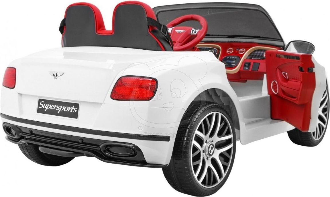 Elektrické autíčko Bentley Continental - bílé - obrázek 11