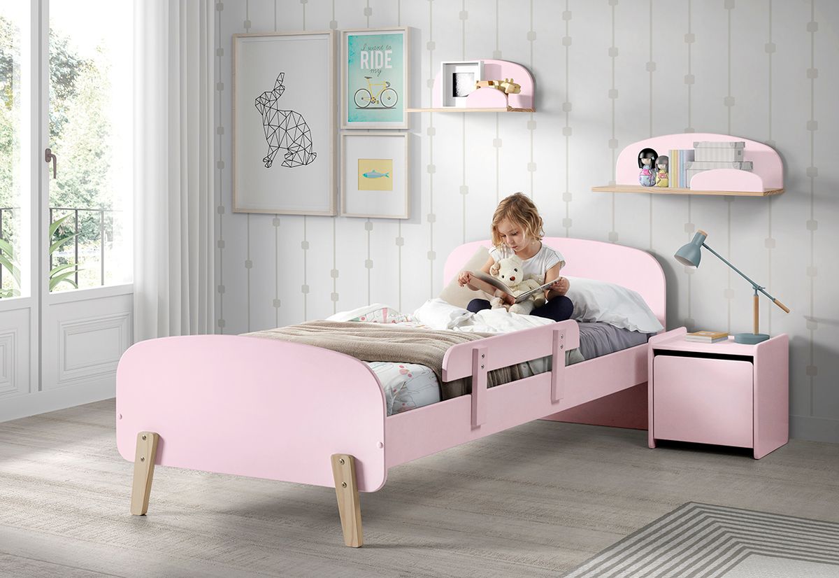 Noční stolek Kiddy růžový - obrázek 2