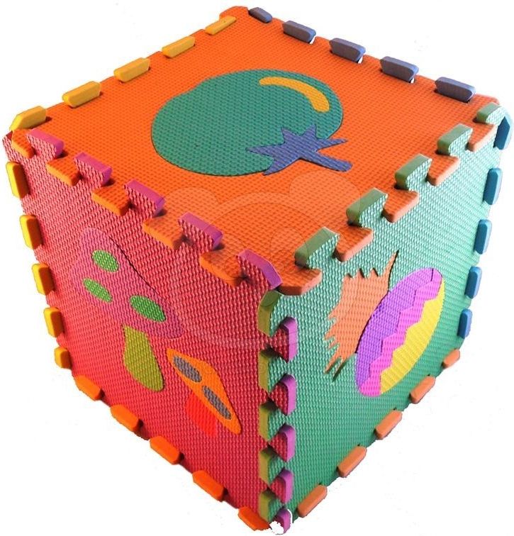 Pěnové puzzle 30x30 10 ks - ovoce a zelenina - obrázek 1