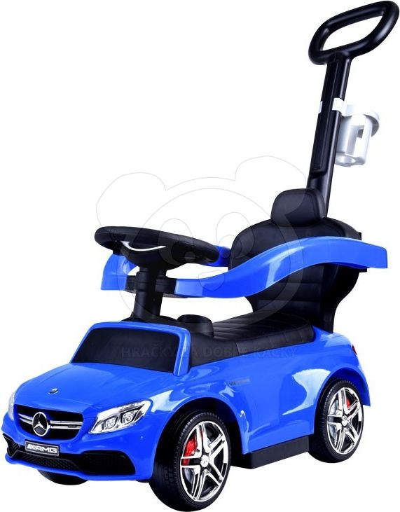 Odrážedlo Mercedes-Benz s vodící tyčí - modré - obrázek 4