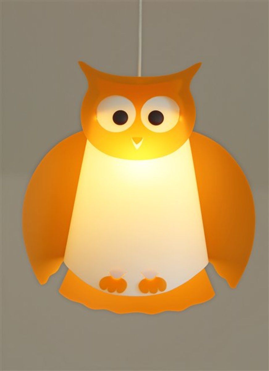 Dětská lampa sovička - různé barvy sv.růžová - obrázek 3