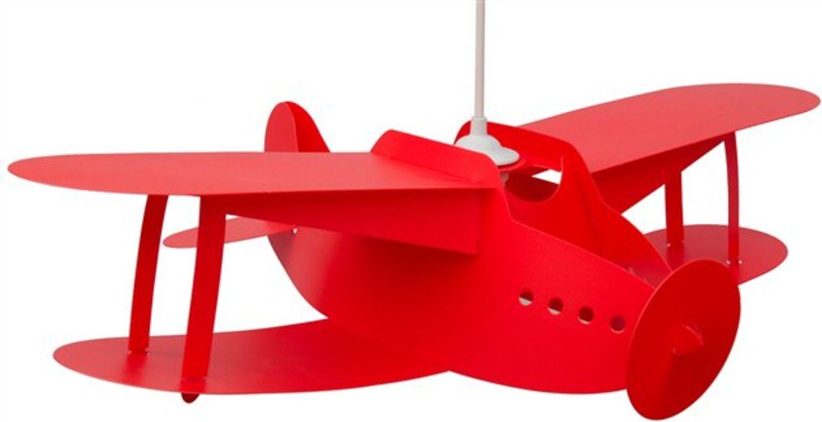 Dětská lampa letadlo - různé barvy červená - obrázek 9
