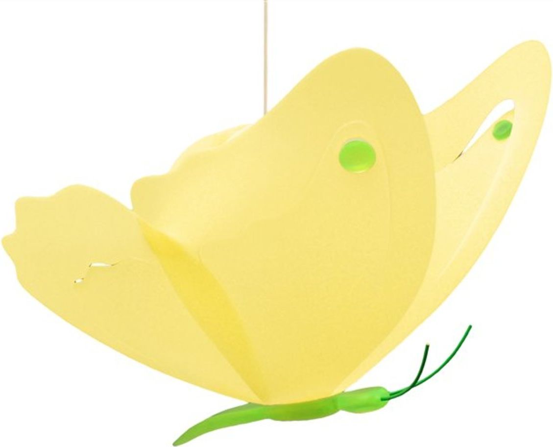 Dětská lampa motýlek - různé barvy oranžová - obrázek 1