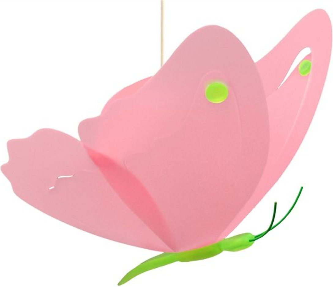 Dětská lampa motýlek - různé barvy oranžová - obrázek 4
