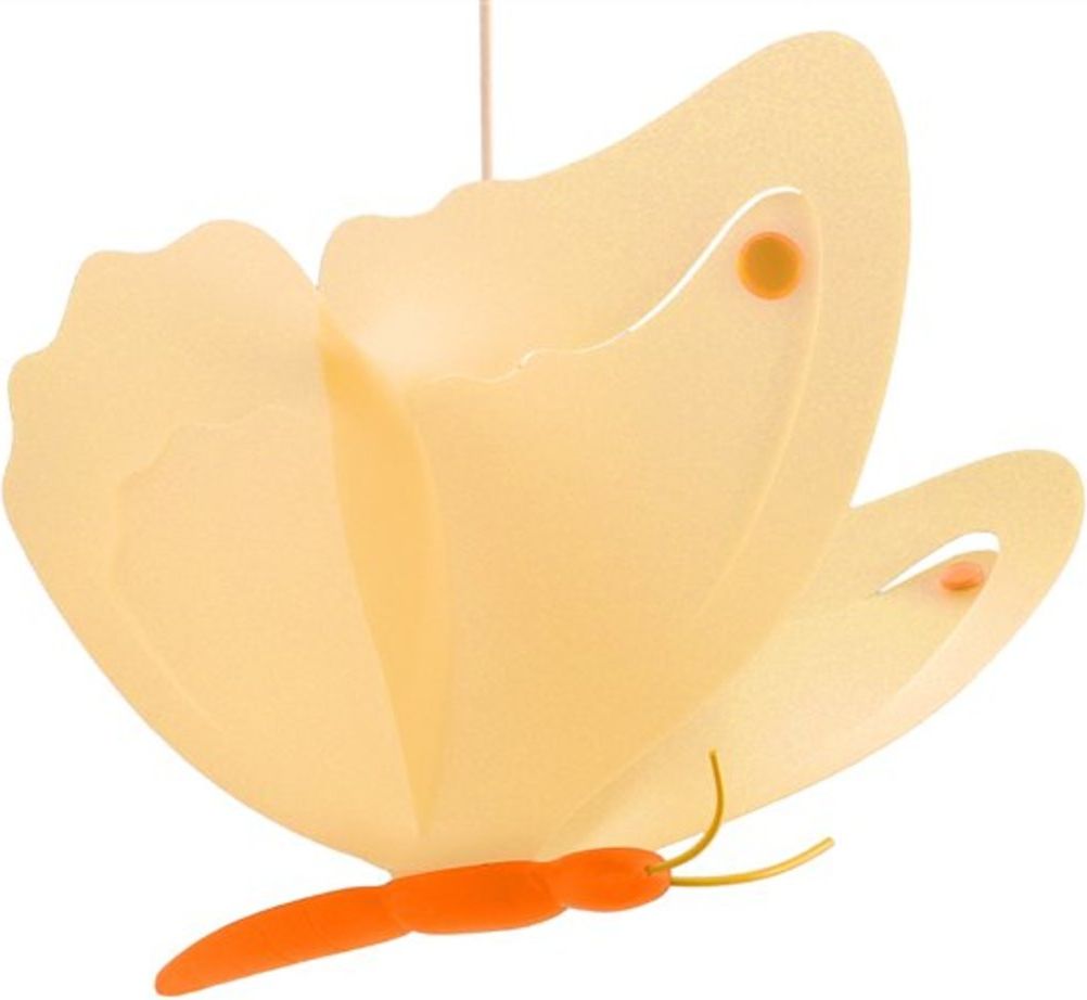 Dětská lampa motýlek - různé barvy oranžová - obrázek 7