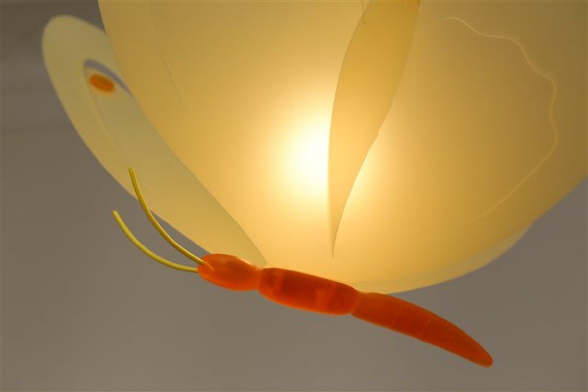 Dětská lampa motýlek - různé barvy oranžová - obrázek 8
