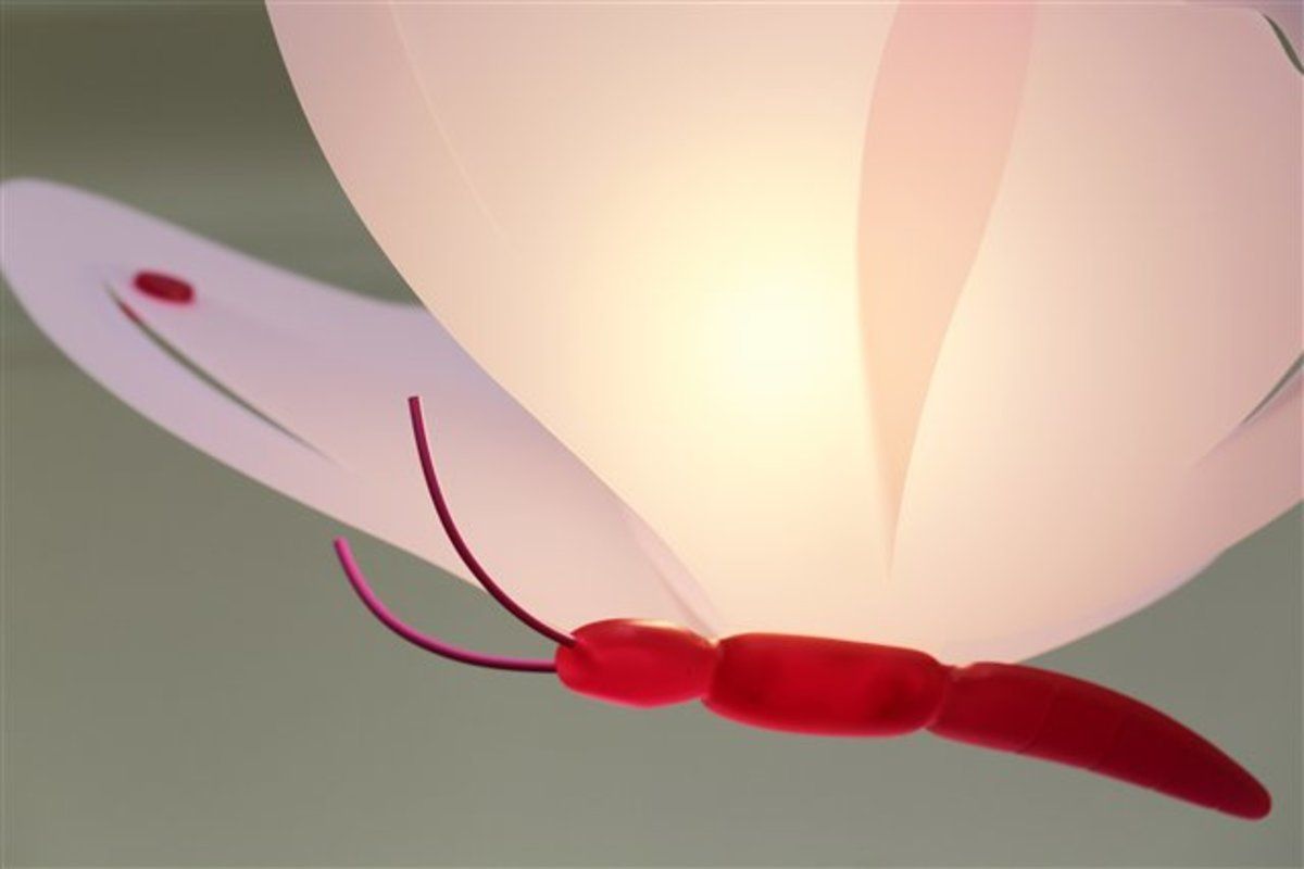 Dětská lampa motýlek - různé barvy oranžová - obrázek 10