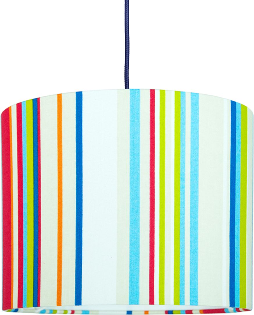 Textilní závěsná lampa Stripes Mini - obrázek 1