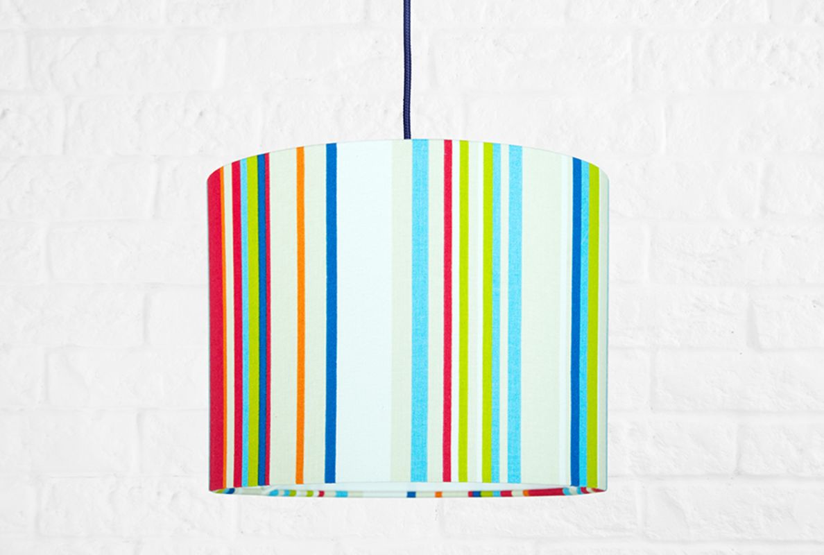 Textilní závěsná lampa Stripes Mini - obrázek 2