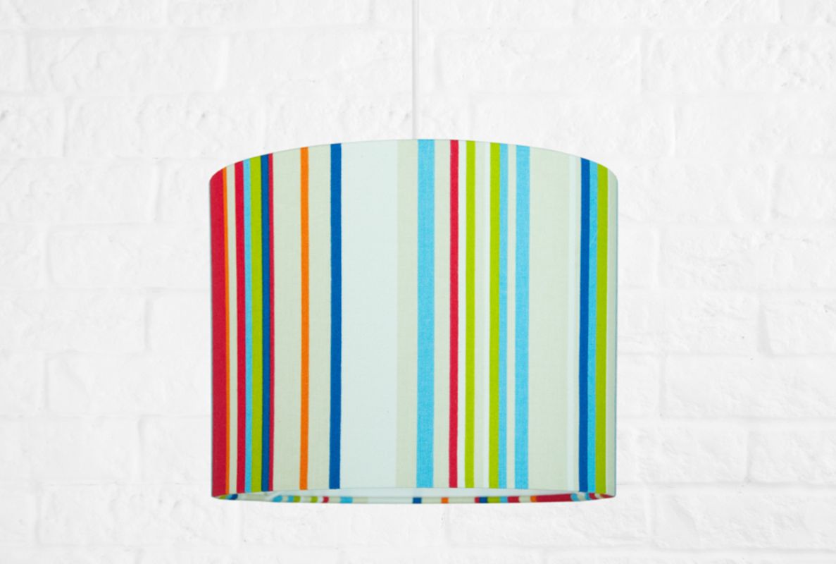 Textilní závěsná lampa Stripes Mini - obrázek 4