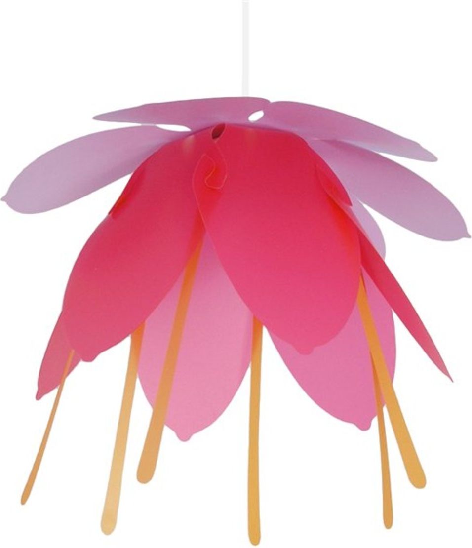 Dětská lampa květ - různé barvy oranžová - obrázek 3