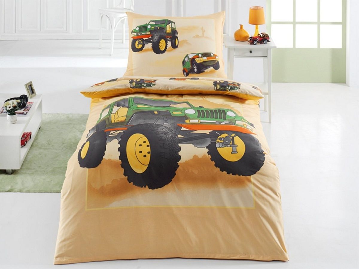 Povlečení Matějovský Jeep 200x140 cm 70x90 - obrázek 1