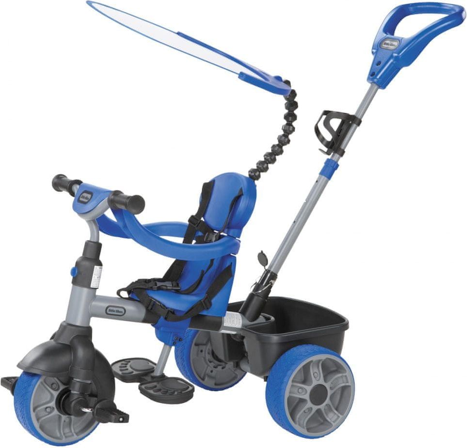 Little Tikes Basic Tříkolka 4v1 modrá - obrázek 1