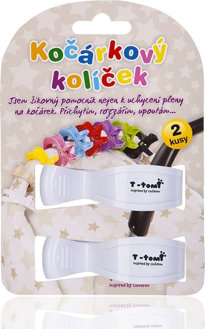 Kočárkový kolíček růžová - obrázek 3