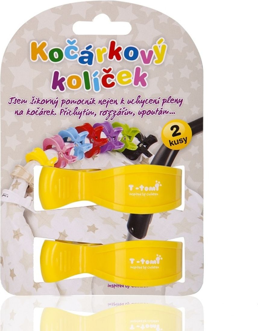 Kočárkový kolíček růžová - obrázek 5