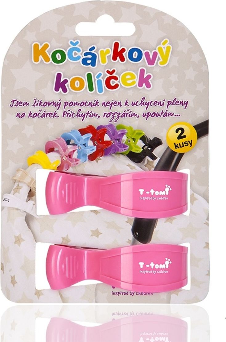 Kočárkový kolíček růžová - obrázek 7
