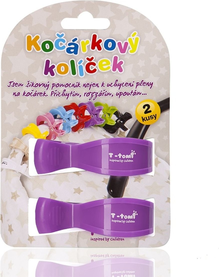 Kočárkový kolíček růžová - obrázek 9