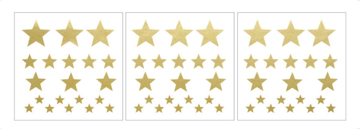 Samolepka na zeď Dekornik Gold Stars 17955-0, 60 ks - obrázek 4