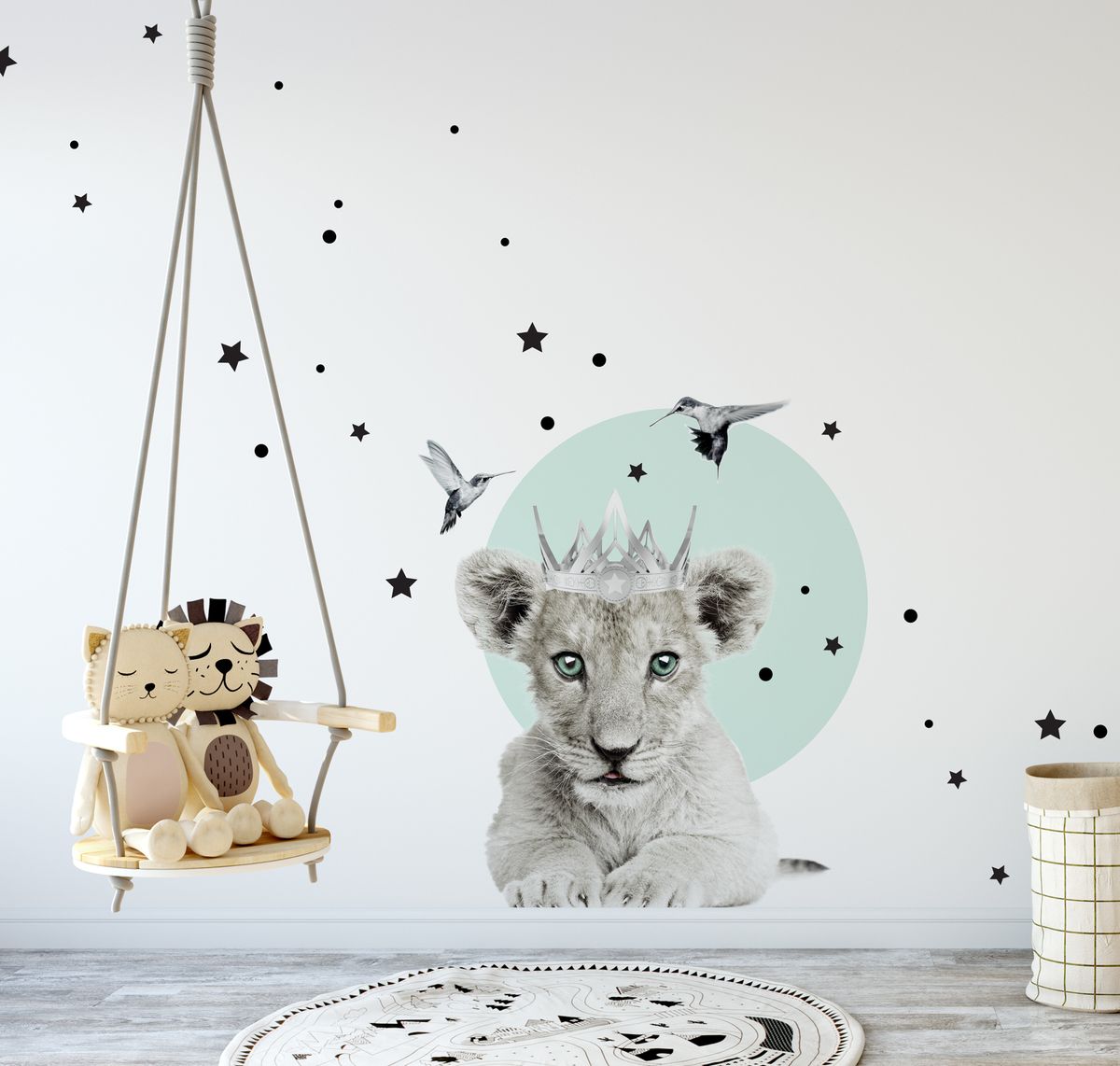 Samolepka na zeď Dekornik The Lion King 16767-0, 55x64 cm - obrázek 1