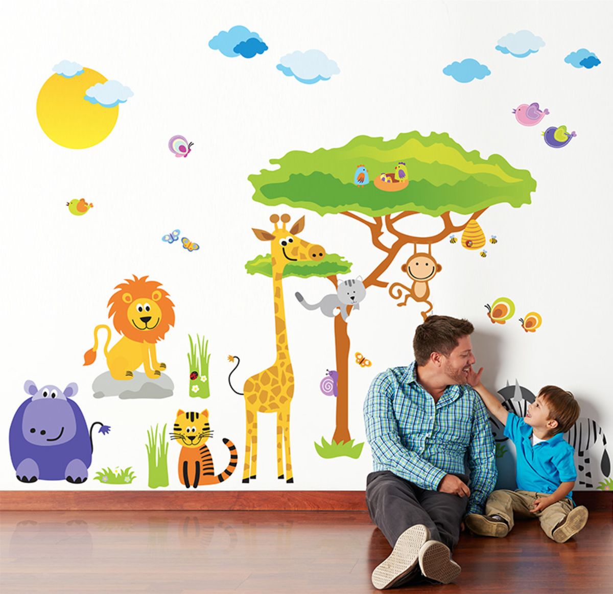 Samolepka na zeď Mint Kitten 4556-0, 2,4 m2 - obrázek 1
