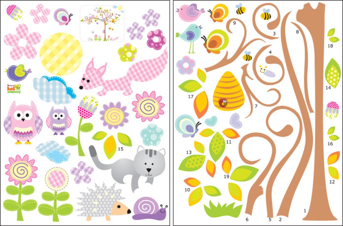 Samolepka na zeď Mint Kitten 3203-0, 2,4 m2 - obrázek 2