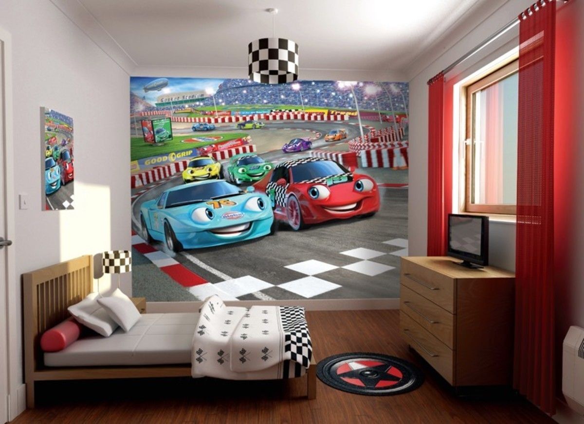 3D tapeta Auta - obrázek 1