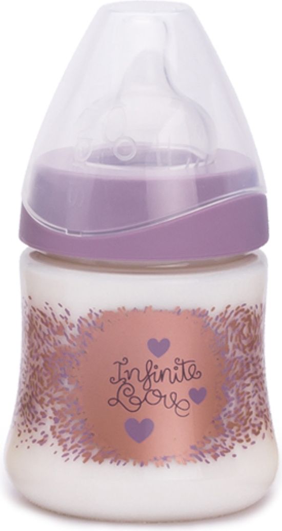 Kojenecká láhev Gold  - Suavinex 150ml fialová - obrázek 2
