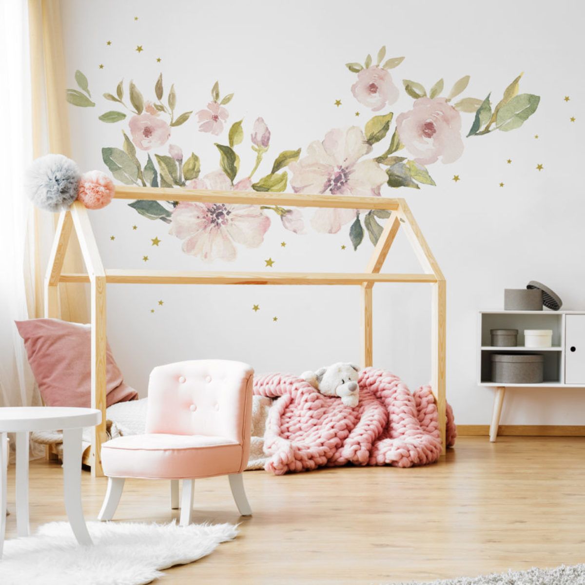 Dekorace na zeď DEKORNIK Magnólie Magnolia květinky - obrázek 1
