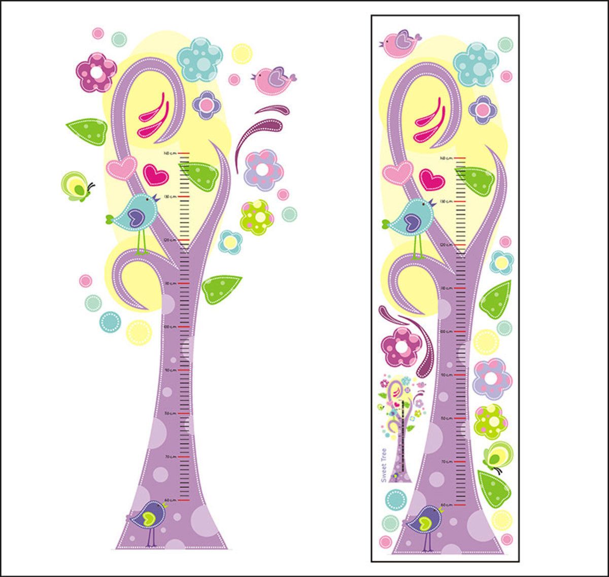 Měřítko vzrůstu sweet tree - obrázek 1