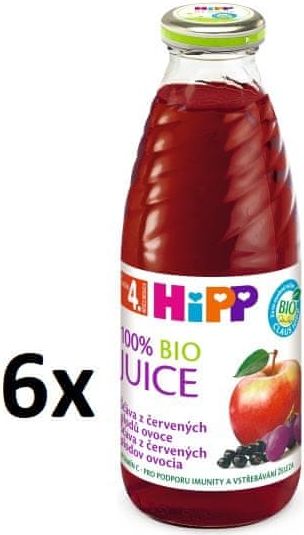 HiPP BIO Šťáva z červených plodů - 6x0,5l - obrázek 1