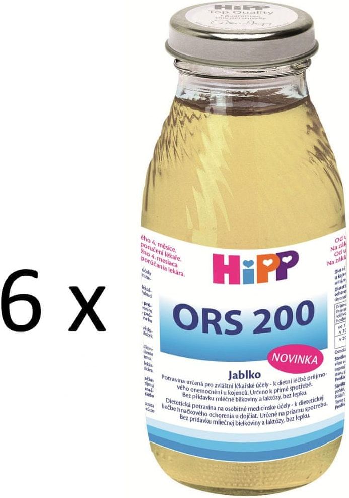HiPP ORS - Jablko - 6x200ml - obrázek 1