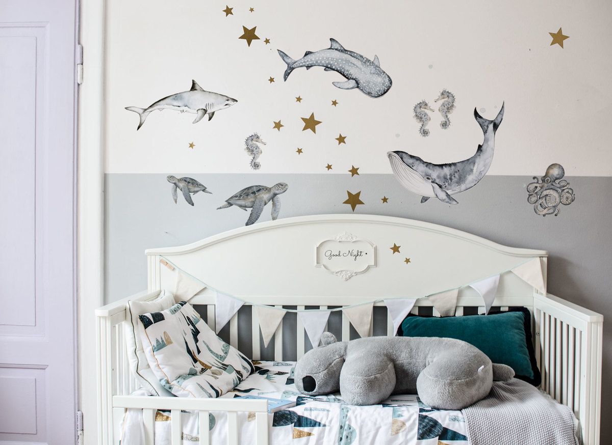 Samolepka na zeď Dekornik Happy Ocean Wonderland 30350-0, 70x70 cm - obrázek 3