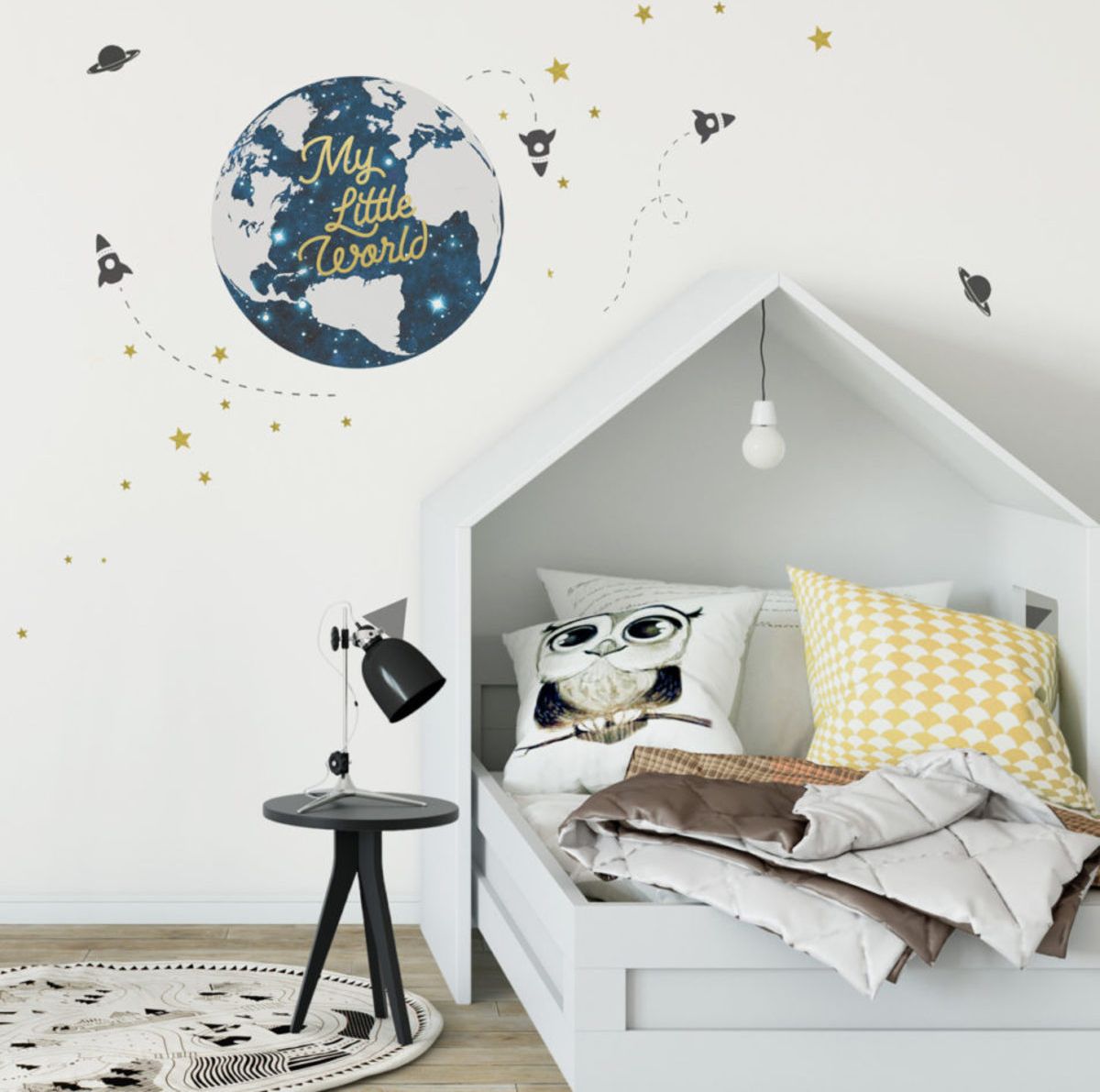 Samolepka na zeď Dekornik My little world 20368-0, 80x80 cm - obrázek 3