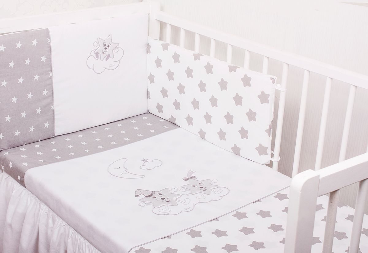Povlečení Ourbaby Silver Star 120x90 cm - obrázek 1