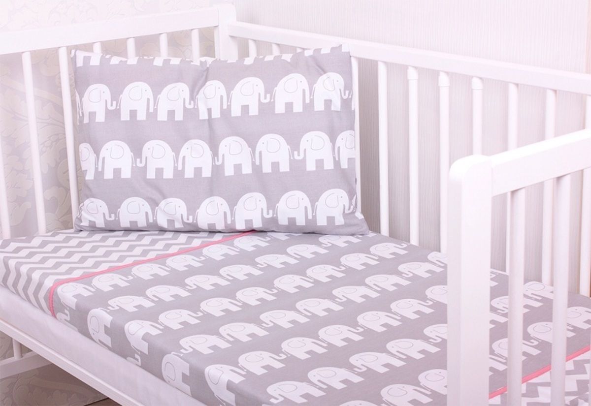 Povlečení Ourbaby Elephants 120x90 cm - obrázek 1