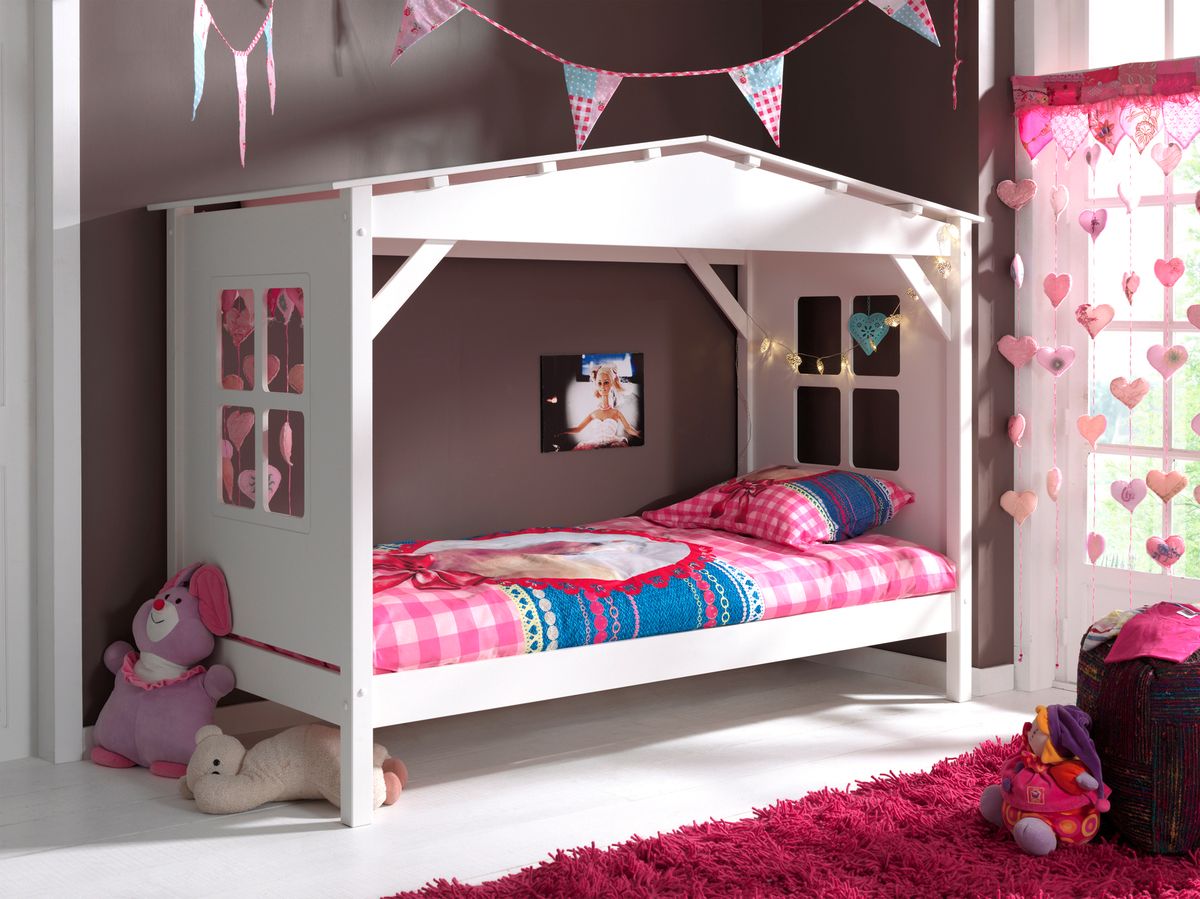 Dětská postel VIPACK FURNITURE Pino bílá 200x90 cm - obrázek 2