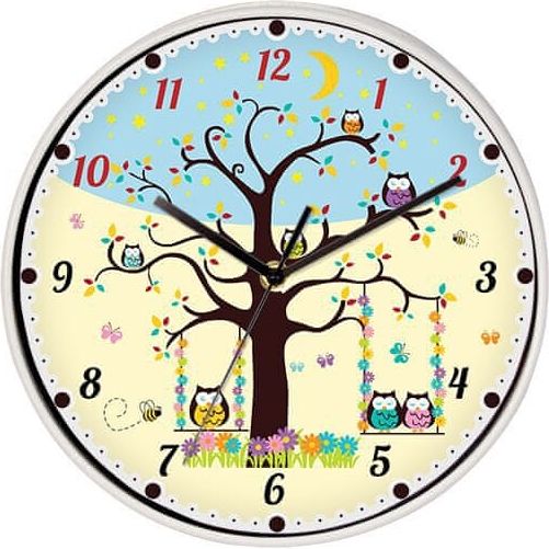 Walplus Sleepy Owls 25 cm - obrázek 1